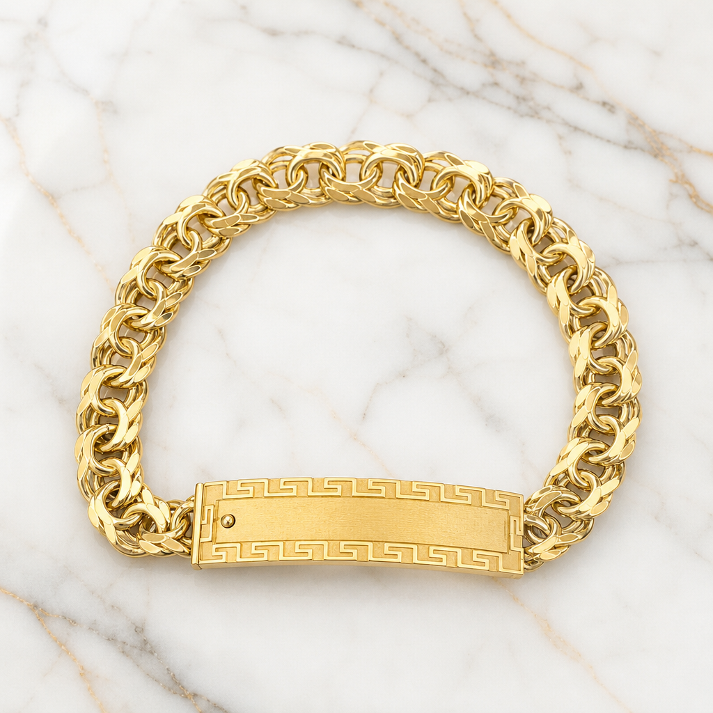 Pulsera Chino Link en Oro de 10k Amarillo