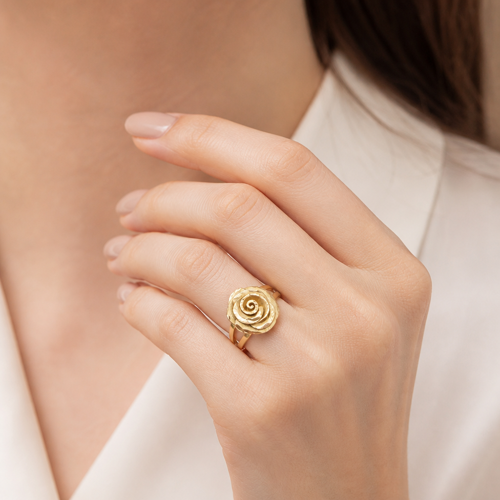 Anillo de rosa