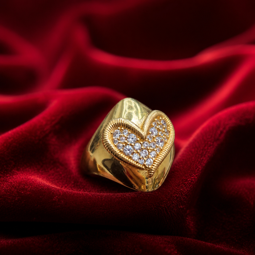 Anillo con corazon