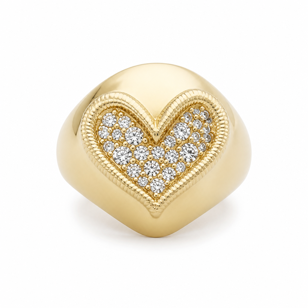 Anillo con corazon