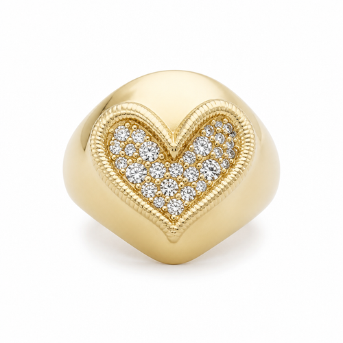 Anillo con corazon