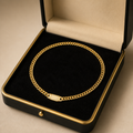 Cadena de oro italiana de diseño elegante