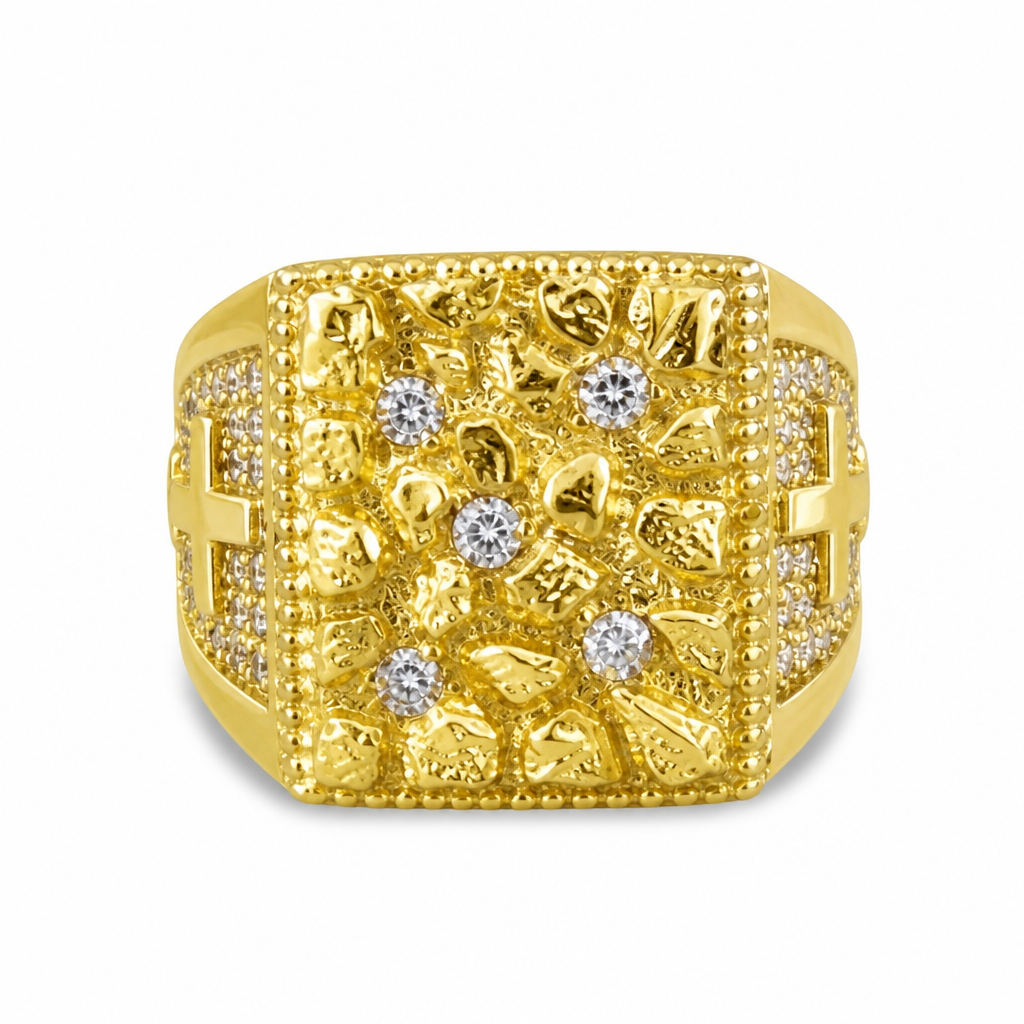 Anillo de Caballero en Oro de 10k Amarillo: